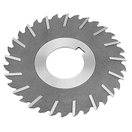 6 X 14 X 1 Bore HSS Staggered Tooth Slitting Saw